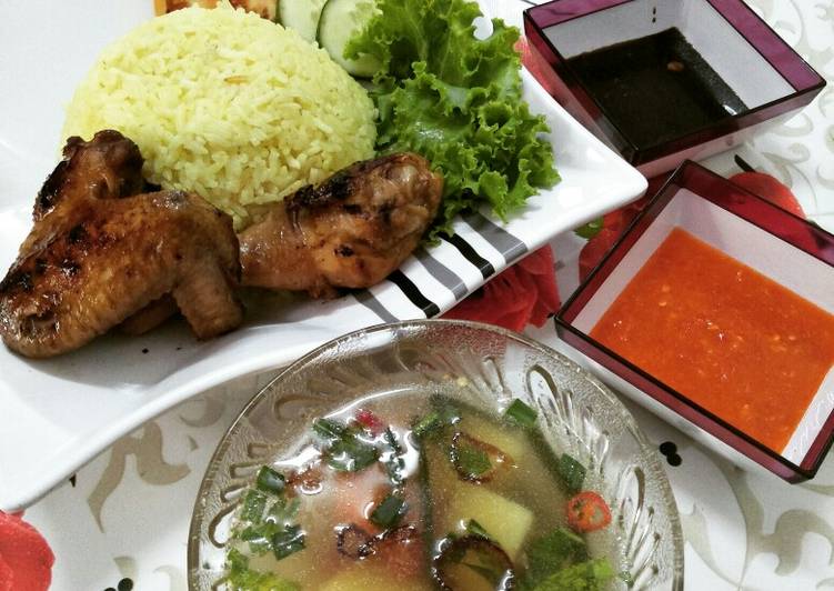 Resepi Nasi Ayam Bijan  Nasi Ayam Panggang Bijan Recipe Letsmasak