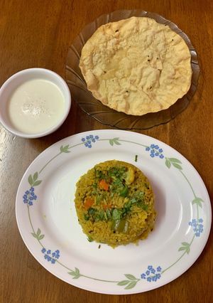 A picture of Masala Khichdi.