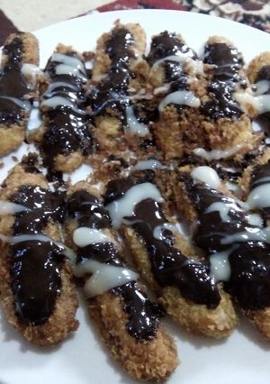 Foto resep Pisang crispy coklat lumer