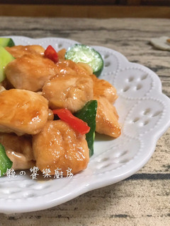 小黃瓜炒嫩雞丁 的食譜成品照片
