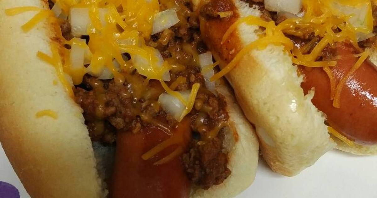 Cincinnati Chili Dog Recipe By Skunkmonkey101 Cookpad