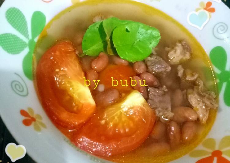 Asam-asam daging iga kacang merah🐮