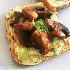 Smokey Mushrooms & Avocado on Toast A picture of Smokey Mushrooms & Avocado on Toast.