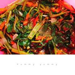 A picture of Tumis kangkung (rice cooker).