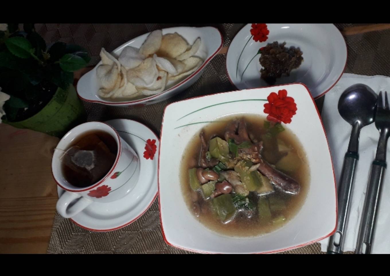 Angeun Kacang Sunda +ceker