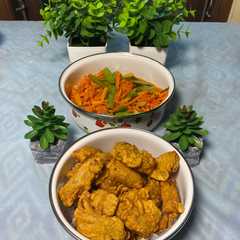 A picture of Tuna Gortep Cah Sayur.