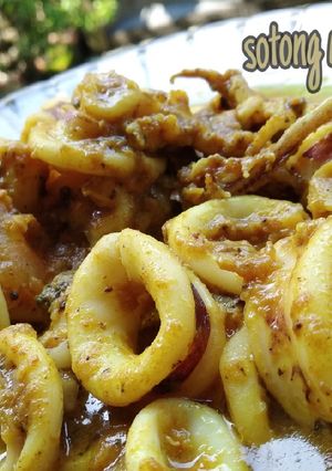 Foto resep Sotong Masak Kunyit