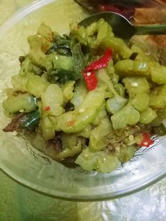 Foto resep Tumis Pare Teri Pedas