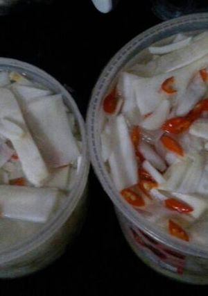 Hình của món Măng muối chua.