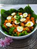 Ensalada de calabaza y espinacas