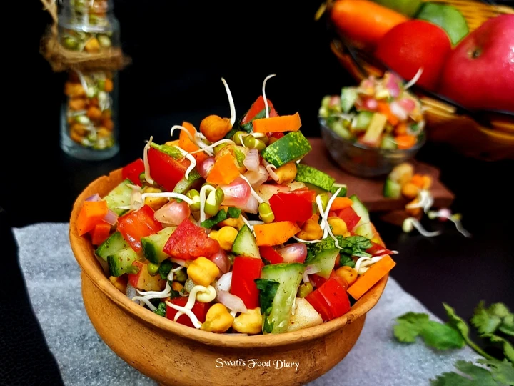 Easy Steps Make|Recipe} Sprouts Salad the So Delicious