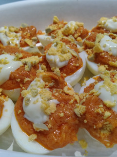Una foto de Huevos rellenos