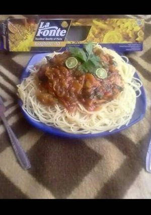 Foto resep Spagheti sederhana lezat