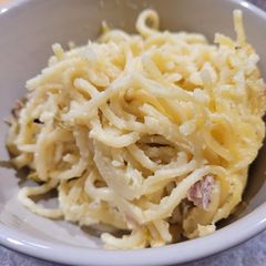 A picture of Spaghetti and Gammon Bake.