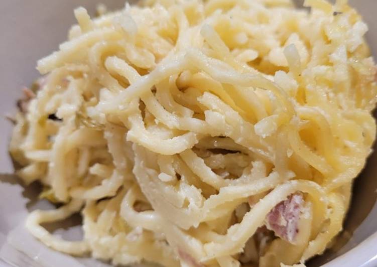 Recipe of Favorite Spaghetti and Gammon Bake