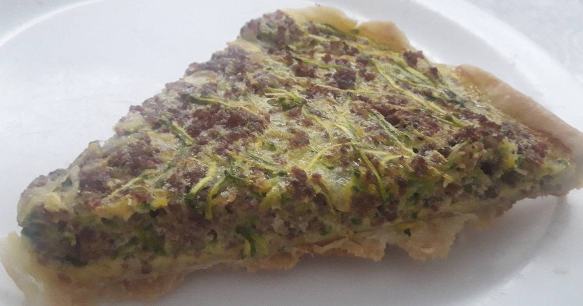 Tarta de carne y zapallitos Receta de Yael Cookpad