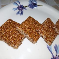 A picture of Sesame Seeds chikki.