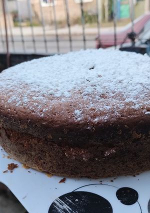 Una foto de Torta de chocolate vegana