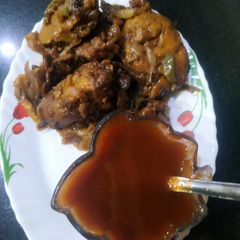 A picture of Manchurian style paneer pakoda.