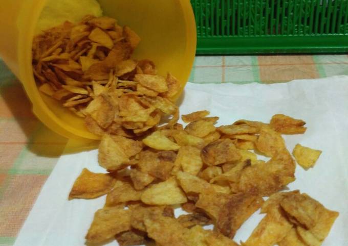 Cara Bikin Keripik Kentang 🍟🍟 Rumahan