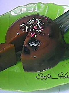 Foto resep Puding Capcin (Capucino Cincau)