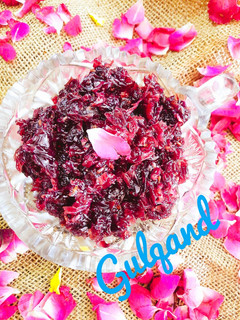 A picture of Gulqand/Rose Petal Jam.