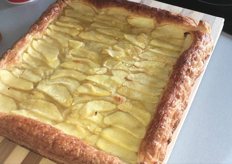 🍎🍏Tarta de manzana con hojaldre🍏🍎