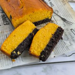 A picture of 34. Simple Brownie Butter Cake.