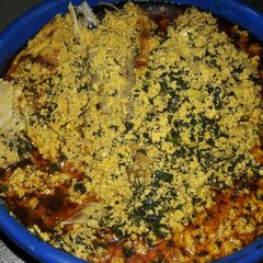A picture of Egusi soup.