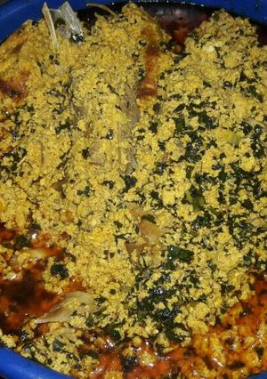 A picture of Egusi soup.