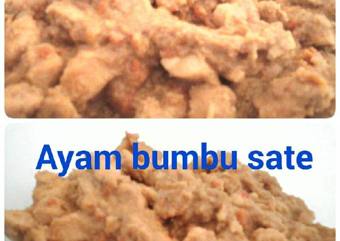 Langkah Mudah untuk Membuat Ayam bumbu sate, Menggugah Selera