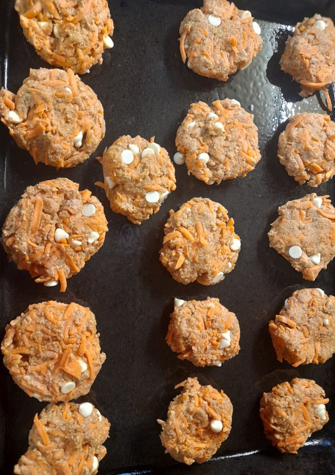 Una foto de Carrot cookies para la Mabel práctica!