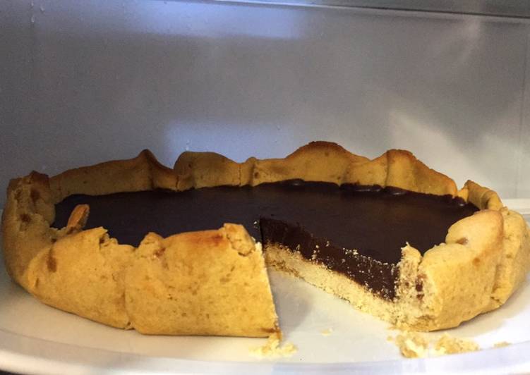 Crostata con Ganache al cioccolato