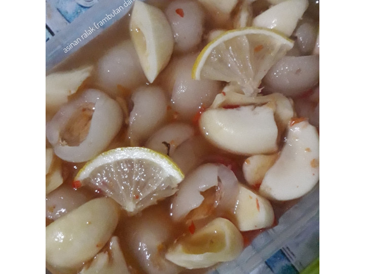 Resep Asinan ralak (rambutan salak) Anti Gagal