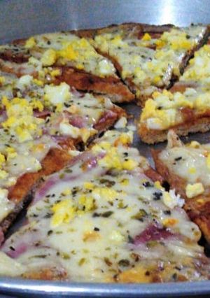 Una foto de Masa de pizza integral