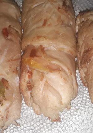 Una foto de Pamplonas de pollo