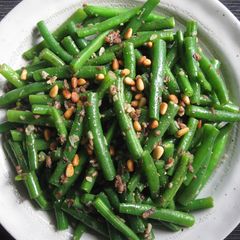 A picture of Anchovy Garlic Sautéed Green Beans.