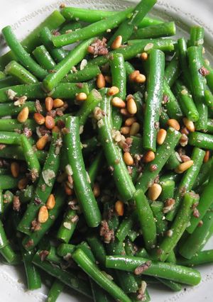 A picture of Anchovy Garlic Sautéed Green Beans.