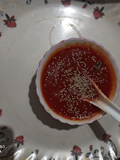 A picture of Carrot beatroot soup.