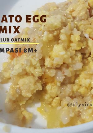 Foto resep Tomat telur oatmix, mpasi 8m+