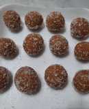 Trufas con mermelada de frambuesa