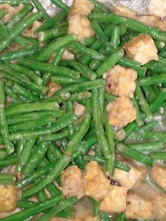 Foto resep Tumis kacang panjang dan tempe