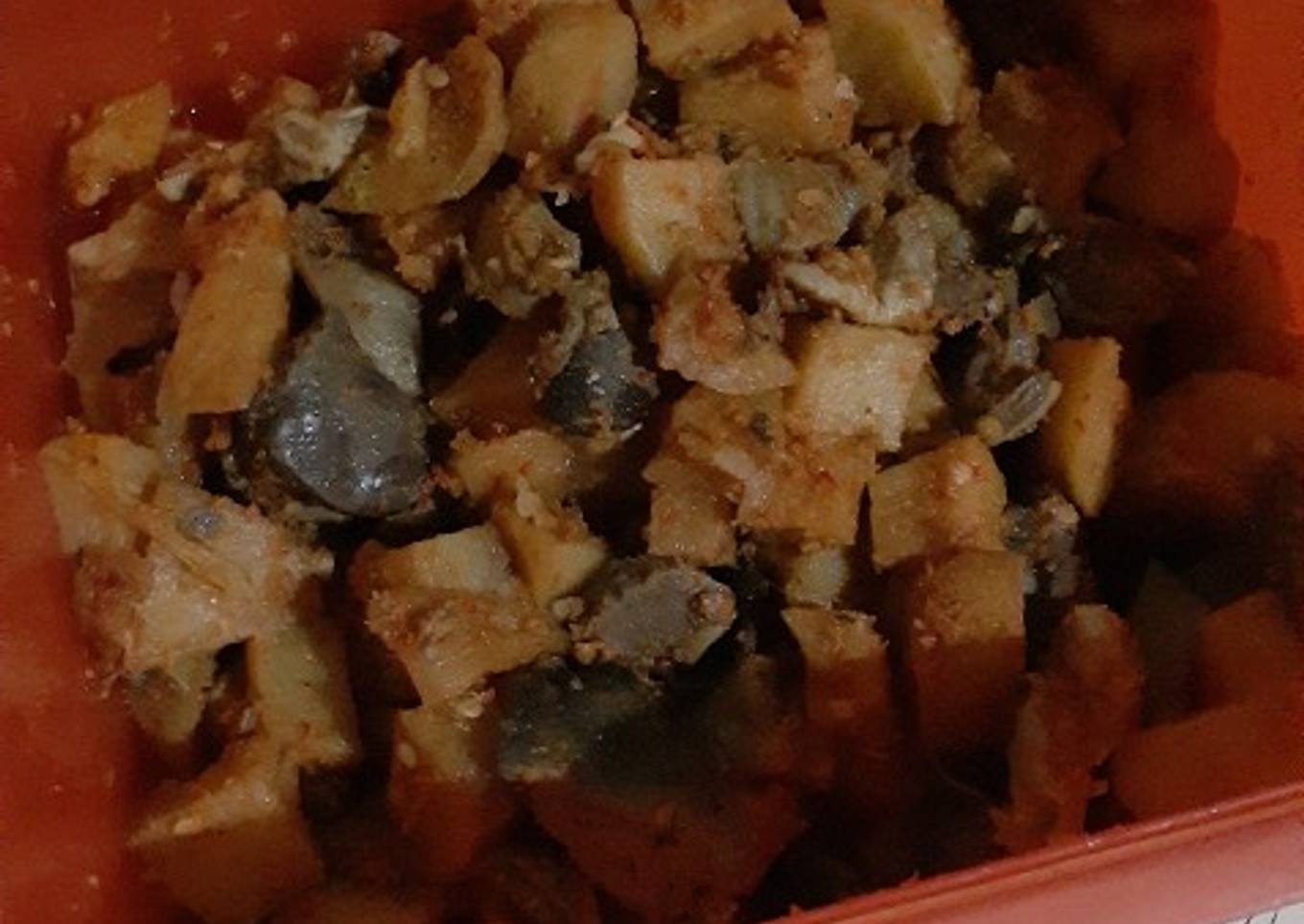 Kentang Balado Ati Ayam
