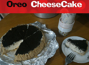 A picture of Oreo CheeseCake (no bake).