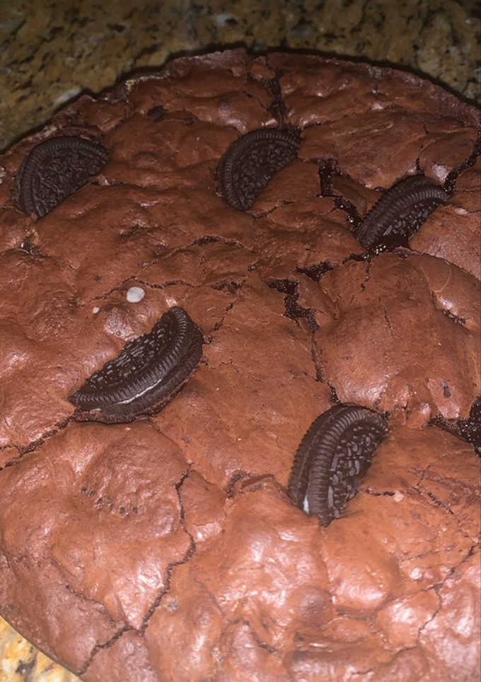 Una foto de Brownie de oreo