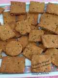 Healthy Wheat Masala Crackers
