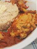 Pollo marinato con salsa piccante