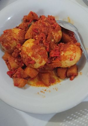 Foto resep Telur kentang balado