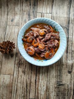 Foto resep Udang cumi bumbu pedas