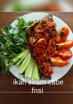 Foto resep Ikan siram cabai mama Kenz